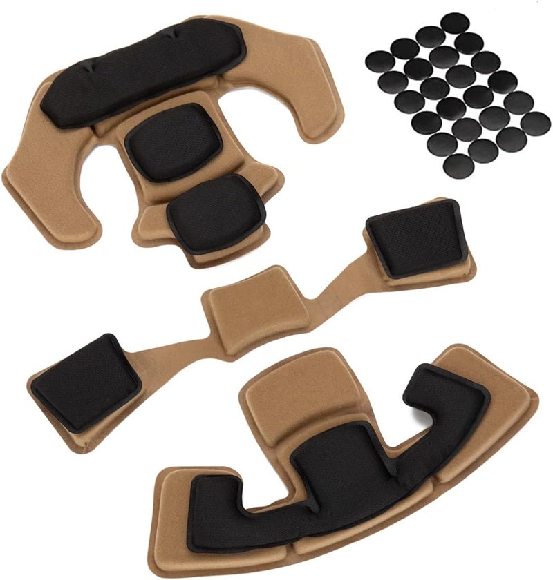 AZB Helmet Padding Memory Foam Pad Protective Mat Helmet Padding Kit for ACH MICH Team Wendy FMA EXF Helmet - Image 1